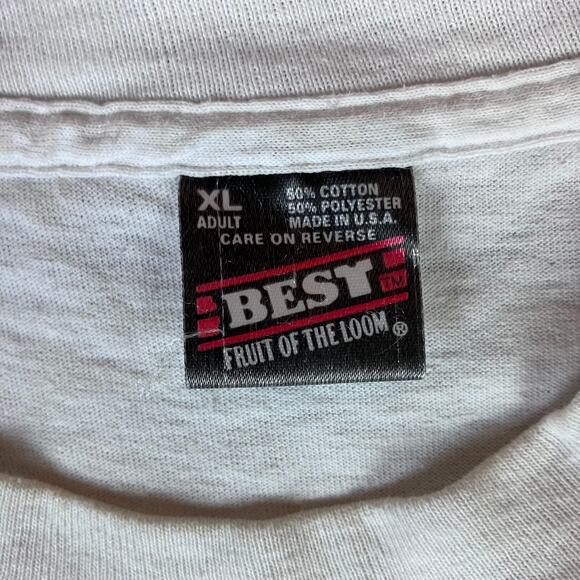 Vintage 1990s Hudson Essex Car Shop Single Stitch T-shirt - Picture 4 of 7